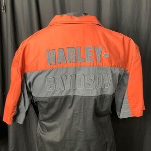3XL Short sleeve Harley Davidson button down shirt